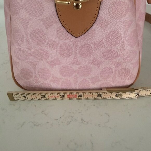 Coach LG RWN W Pink Signature Women's Bag - Picture 3 of 11